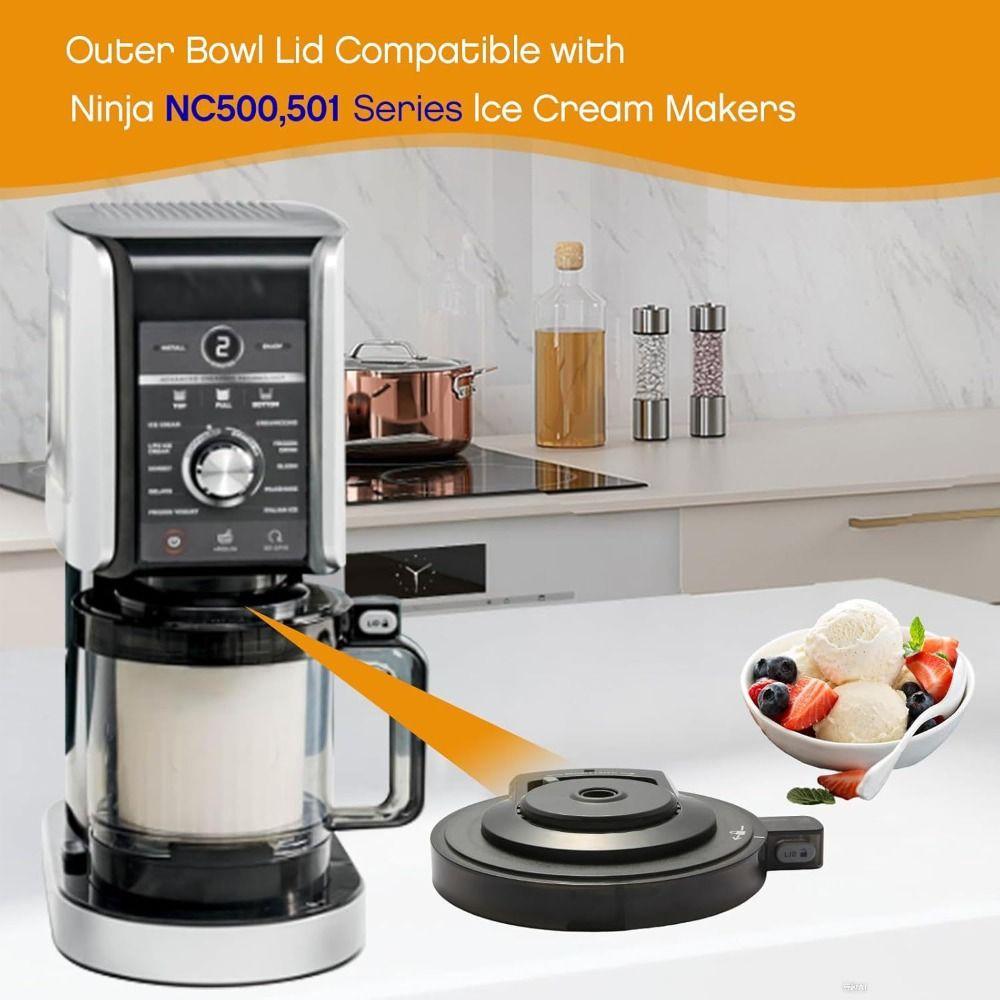 With Container Outer Bowl Lid For Series Ice Cream Makers Creami Lid Replacement Part  For Ninja