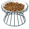 Cat Bowl, Ceramic Pet Bowls, Tilted Raised Stand , Dish Feeder, Perfect for Puppy Cats and Small