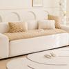 Thick Plush Couch Cover Fuzzy Pet Couch Cover Winter Non Slip Warm Sofa Slipcover