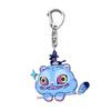 Korean Pop Tiger Charm Anime Keychain Charm Cute Acrylic Tiger Pendant Mobile Phone Key Ring Bag Backpack Charm Gift for Fans