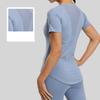 Summer New Style Mesh Yoga Short Sleeved Women Shaping Quick Drying Breathable Sports Fitness Tops Female