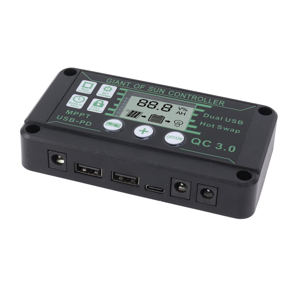 Solarladeregler MPPT ABS Autofokus Solarregler Laderegler für Wohnmobile Anhänger Boote