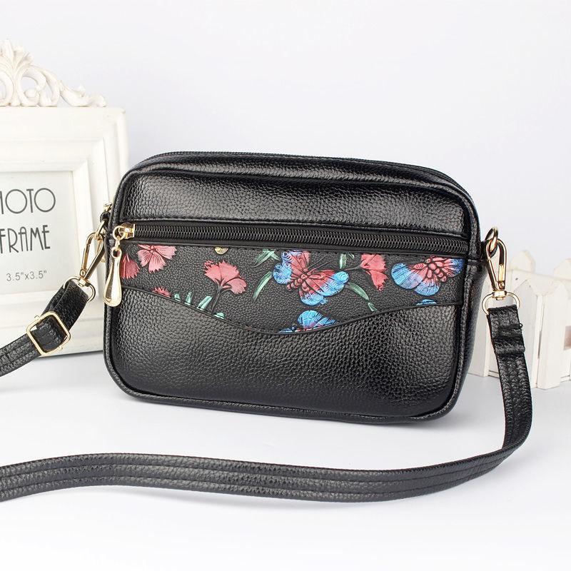 New Women's Shoulder Bag Fashion Trend Embossed Crossbody Portable Dual-purpose Mother Bag Women