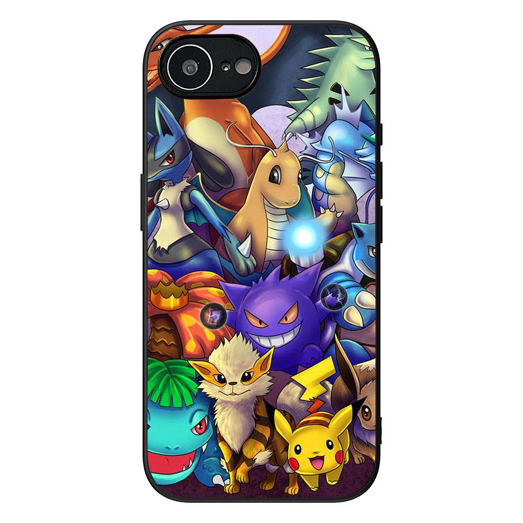 Mewtwo P-Pokemons GO P-Pikachus Cover for Motorola Moto Edge 50 30 Fusion 40 NEO Ultra Pro E14 G20 E15 G35 G84 G13 G53 Case