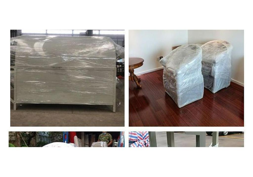 Eco-friendly Transparent Stretch Film, 50cm, 6 Large Rolls for Industrial Use