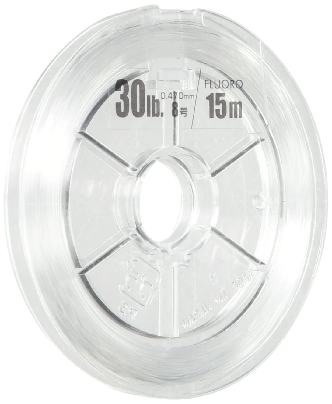 YAMATOYO Fluorocarbon Shock Clear Leader, 15m, #8 (30lb),