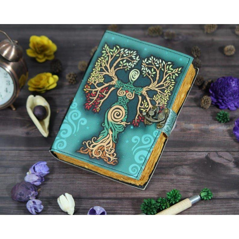 Mother Moth Leather Journal: Book of Shadows, Grimoire