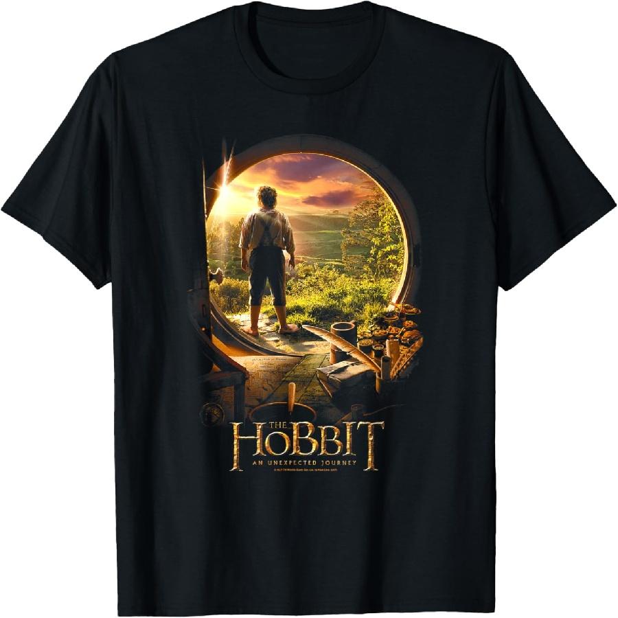 Hobbit Bilbo in Door T-Shirt S чёрный