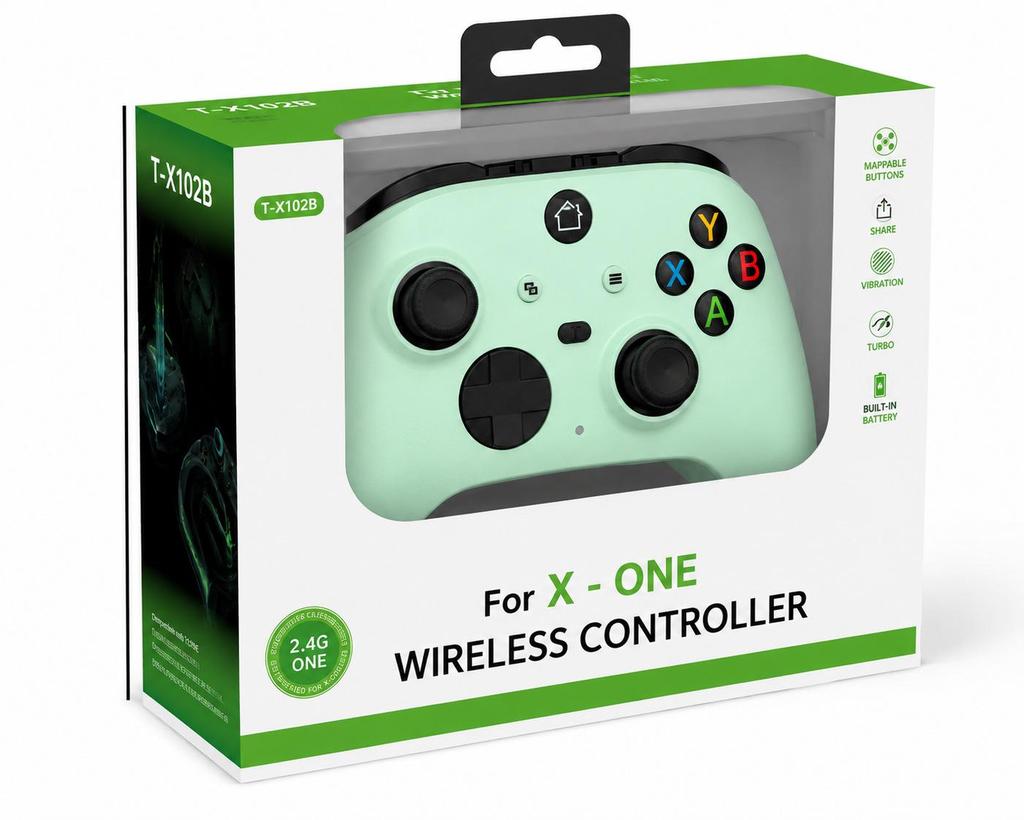 Xbox One/S/XSX Wireless Game Controller - PC, Android, Switch/P3 Compatible, Vibration & Lighting Features