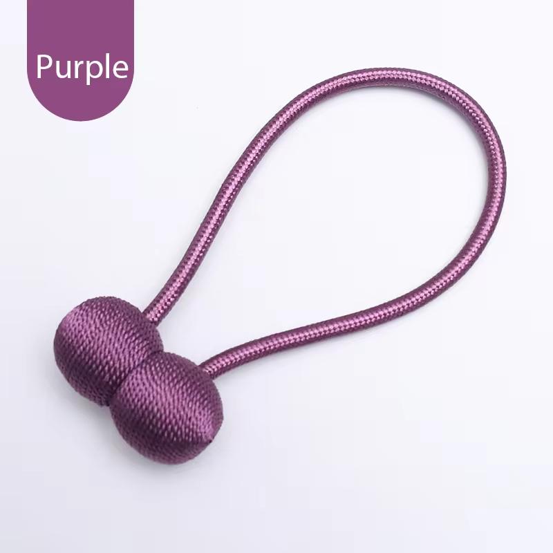 Headphone Curtain Strap with Light Luxury and High-grade Strap Magnetic Curtain Buckle Ring Bed Curtain Folding Rope Strap