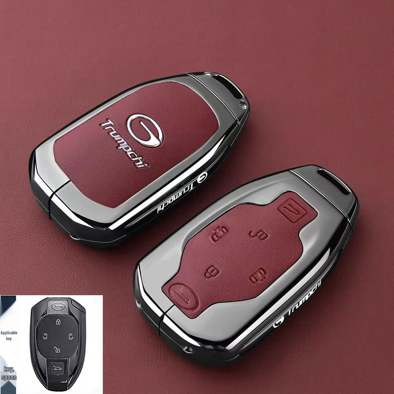 

Key Cover for GAC Trumpchi M8 Series: Xiangwang, New E9, Zongshi, Lingxiu - Car Buckle Shell