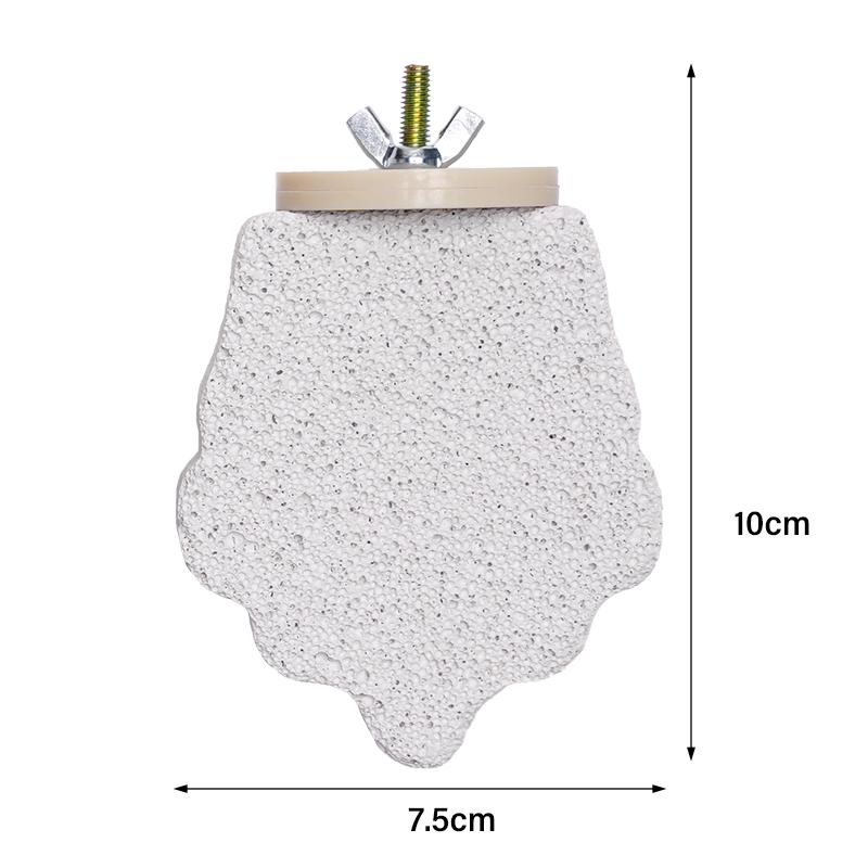 Creative Ice Cream Shaped Parrot Stand Pole Matte Finish Bird Platform with Tooth & Claw Grinding Stick Pet Supplies for Parrots