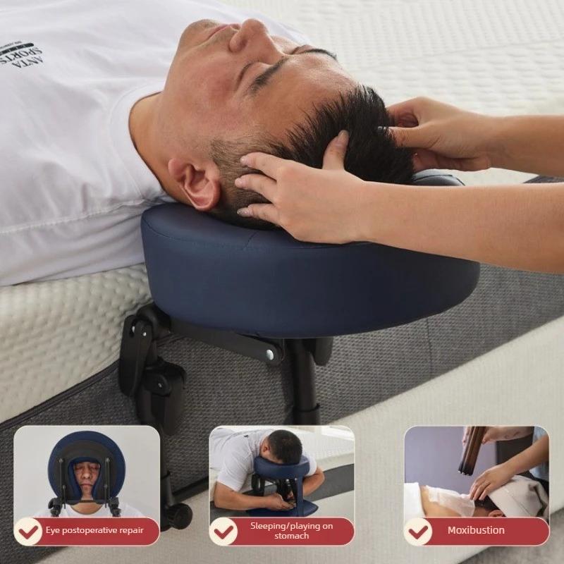 Adjust Massager Head Rest Portable Cervical Neck Massager Sturdy Ergonomic Massage Device for Mattress Salon SPA Home Gifts