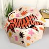1pc Tiger Illustration Automatic Folding Umbrella, 8-Rib Iron Frame, Casual Outdoor Accessory for Birthday Festival Gifts Yy251128196
