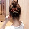 Korean Big Hair Clips For Women Girl Fashion Hairgrips Solid Color Plastic Hairpins BB Barrette Hair Accesories Headwear
