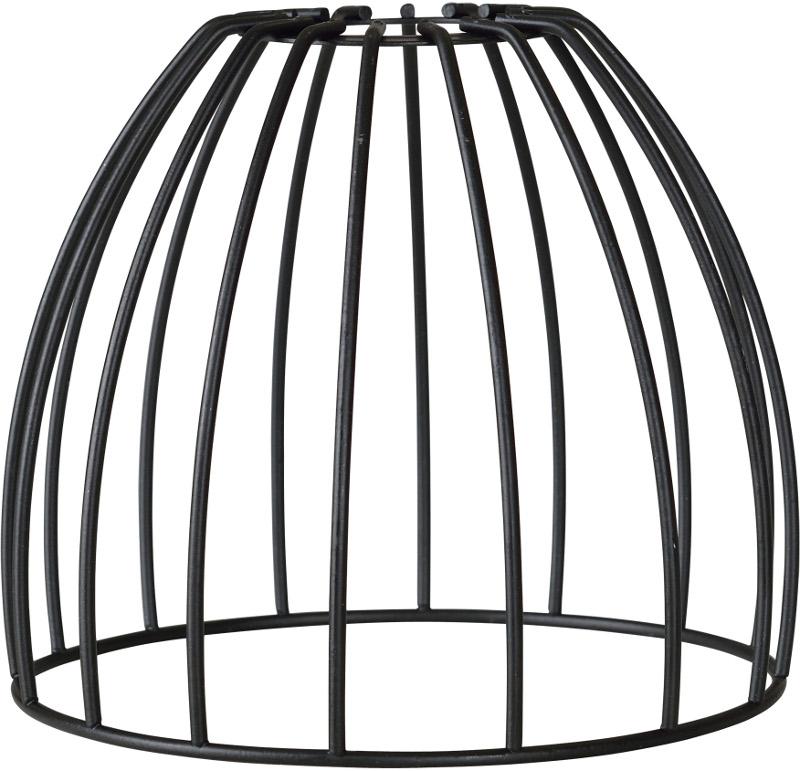 Metal Lamp Shade for E27 Loft Lamps Round Wire