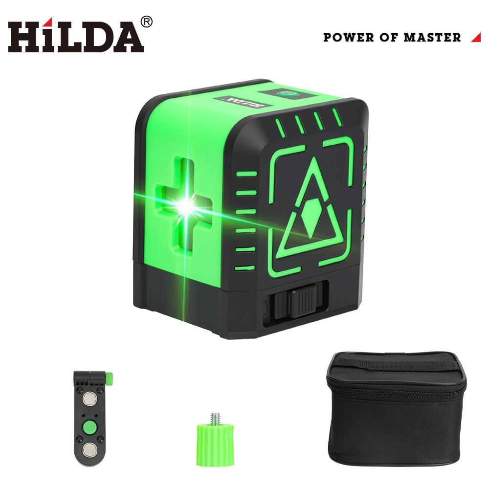 

Compact Green Laser Level - 2-Line Automatic Projection Tool
