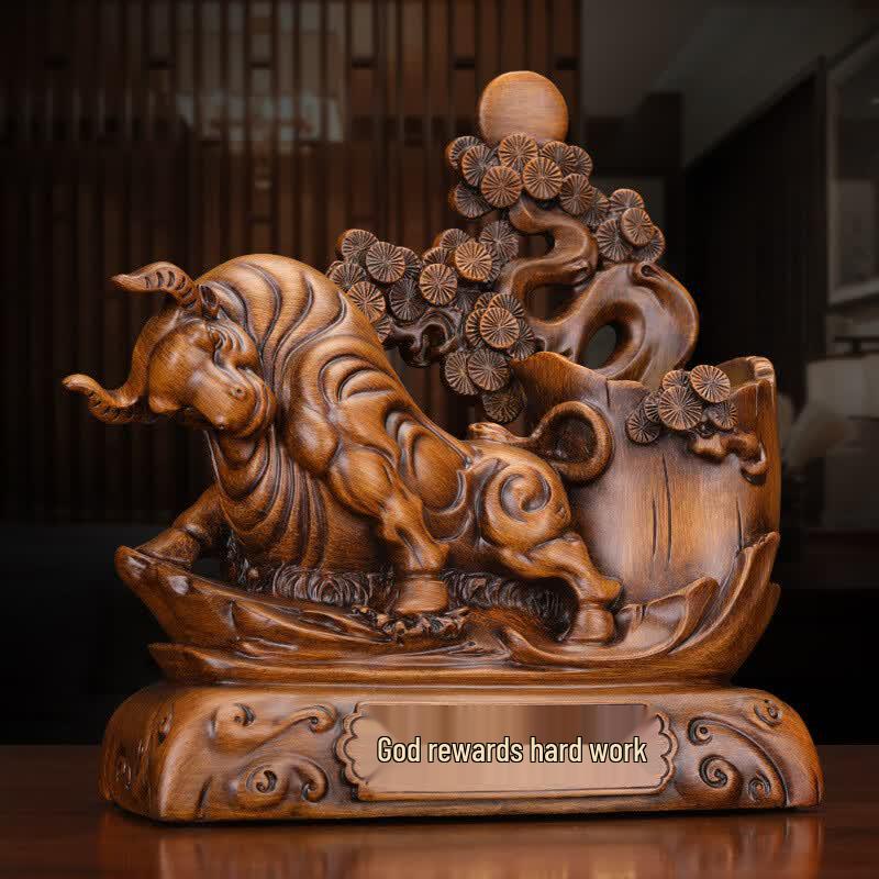 Chinese Style Horse Pen Holder Ornament