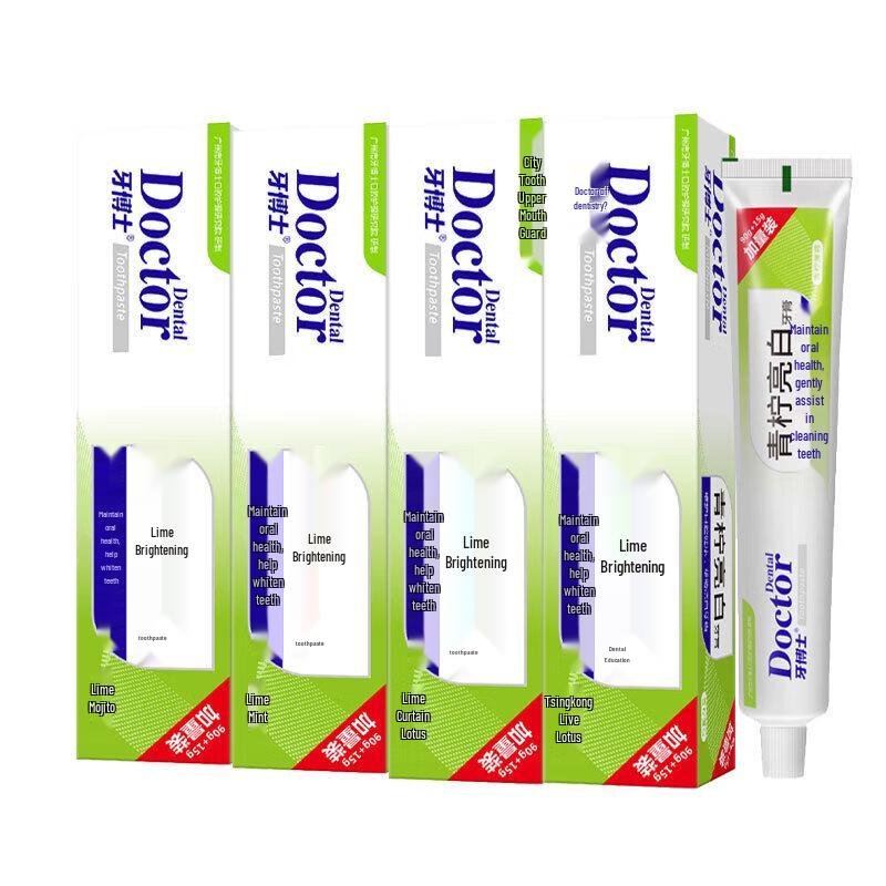 

Dr. Tooth Lime Brightening Toothpaste 4x105g
