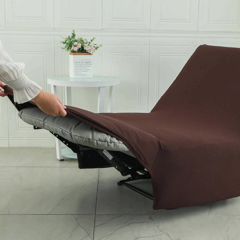 Funktionale Raupen-Hülle für Lazy Sofa Vollständig einschließend Elastisch Verdickt Integrierte Einzelsofa-Hülle für Haushalt Staubdicht