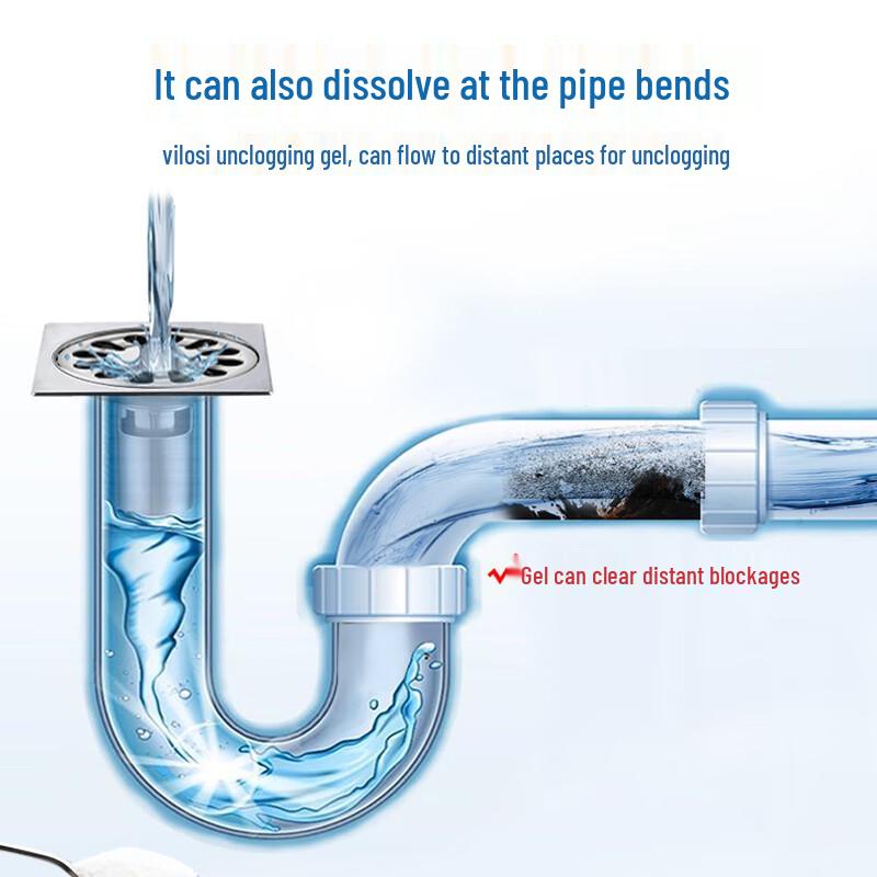 Vilosi Powerful Drain & Pipe Unclogging Gel