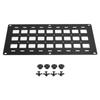 Truck Bed Molle Panel 810 X 340 X 2mm Multifunction with Fixing Base Stud L Rail Storage Panel Organizer