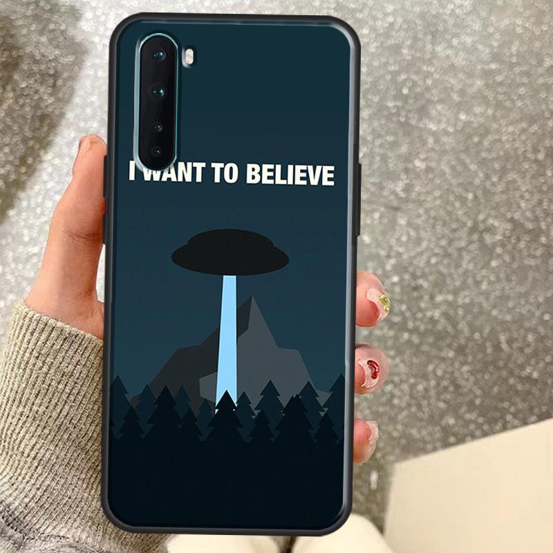 The X Files I Want to Believe Case For OnePlus 15 15R 13 13R 13T 12 12R 11 10 10R 10T 8T Nord CE 5 4 2 3 Lite N20 N30 Coque