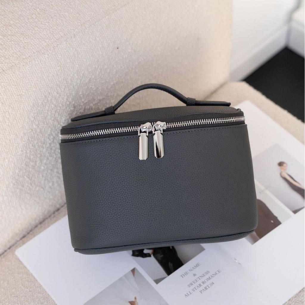 Women's Bags, Multi-compartment Cosmetic Bags, Fashionable Portable Soft Leather Bags