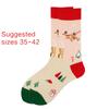 Christmas Crew Socks Funny Novelty Ankle Socks Cartoon Christmas Socks Casual Booties Socks Calf Socks for Women Men