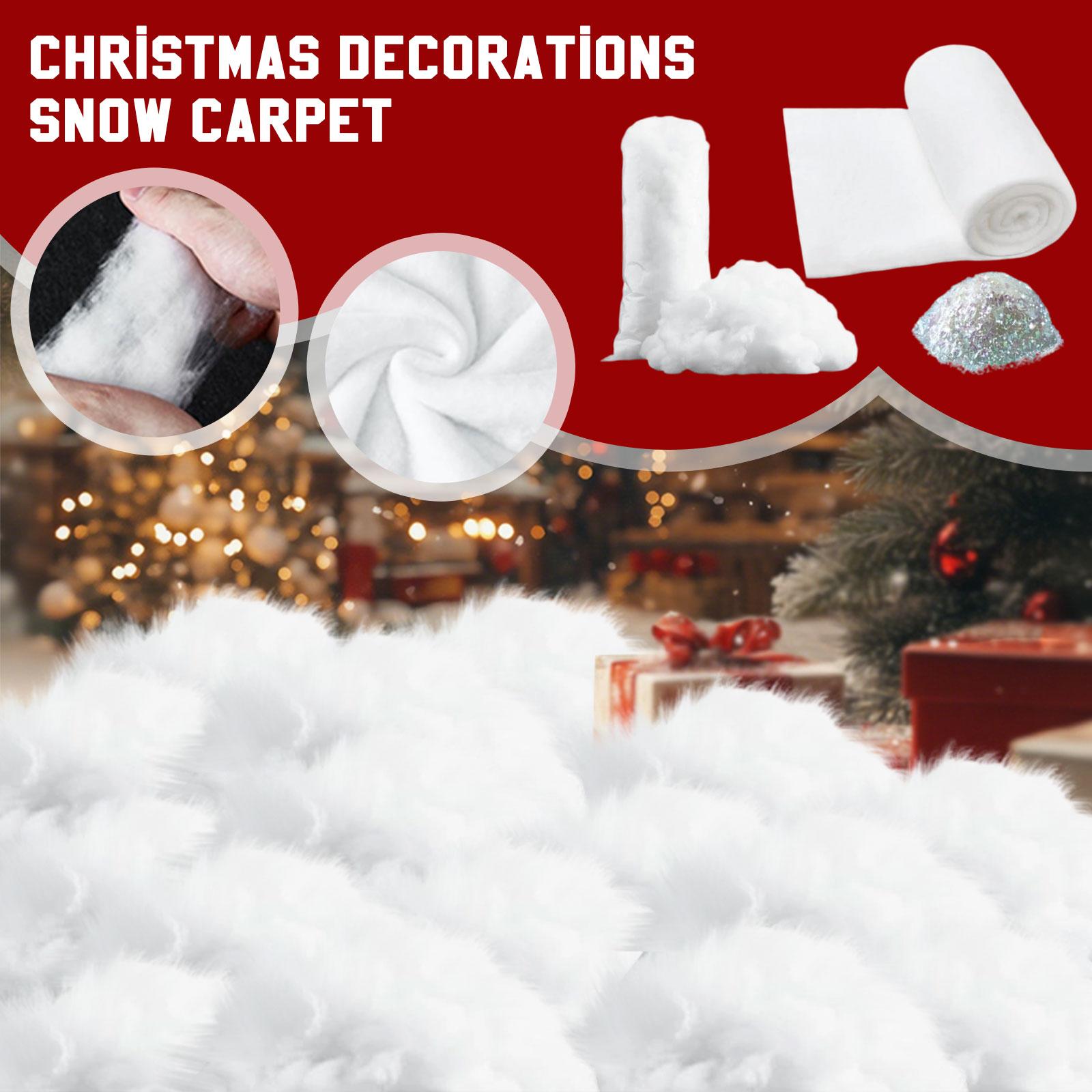 

Snow Carpet Artificial Snow For Christmas Tree Decorations One Size