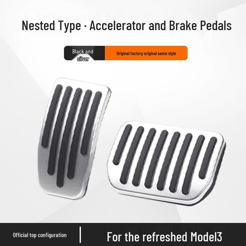 

Compatible Pedal and Footrest Accessories for Revamped Tesla Model 3 & Y