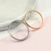 Pár prstenů Všestranný Jemný Titanová ocel Geometrický prsten na prst
