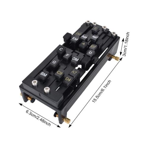 Guitar Chord Presser, One-Key Guitar Chord Trainer, Chord Helper, Auxiliary Trainer, Starter Learning Tool, Learning System, Practical Teaching Tool,