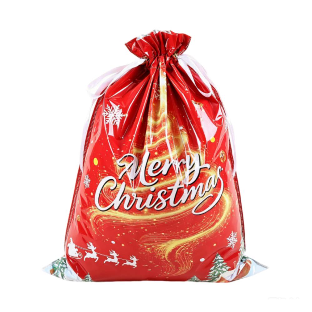 2025 Bestseller Christmas Drawstring Gift Bags Set: Perfect for Candy & More