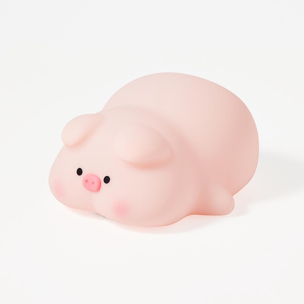 

Ночной светильник Pink Piggy, милый силиконовый ночник, светодиодная лампа Pat, украшение комнаты, зарядка через USB, лампа для создания атмосферы в помещении, подарок для детей