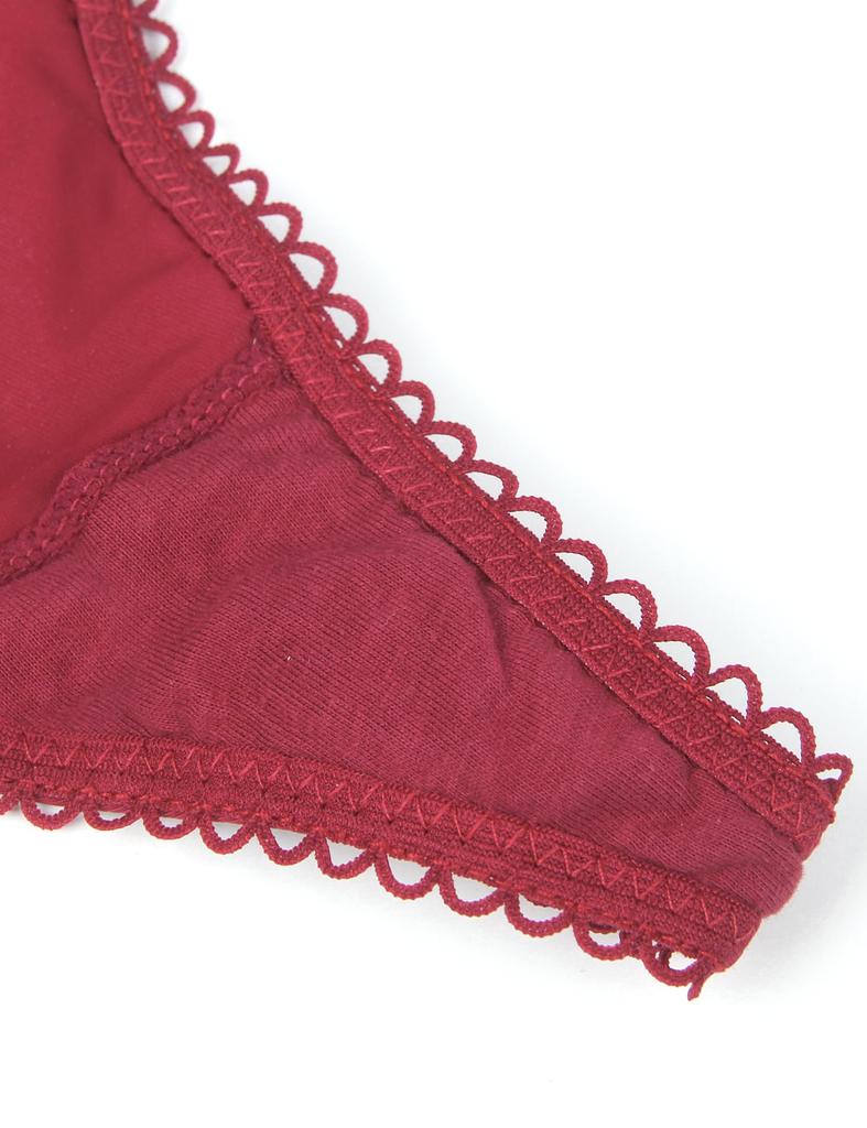 Sexy Panties Cute Lace Ribbon Plus Floral [comeondear] Women's Set, Panties, Size, Skin-Friendly, Stretchy, Soft, Print, Low-Rise Panties,