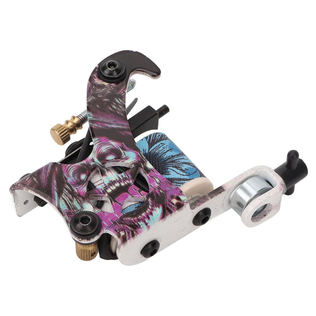 Multicolor Coil Tattoo Machine Professional Salon Alloy 10 Wraps Coil Liner Shader Tattoo Machine