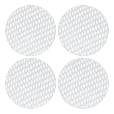 ACROPIX Universal 3" Speaker Grille Mesh for Audio Subwoofer 84x6.5mm Frameless White - Set of 4