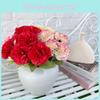 Artificial Carnation Flower Wedding Hotel Restaurant Desktop Decoration Props
