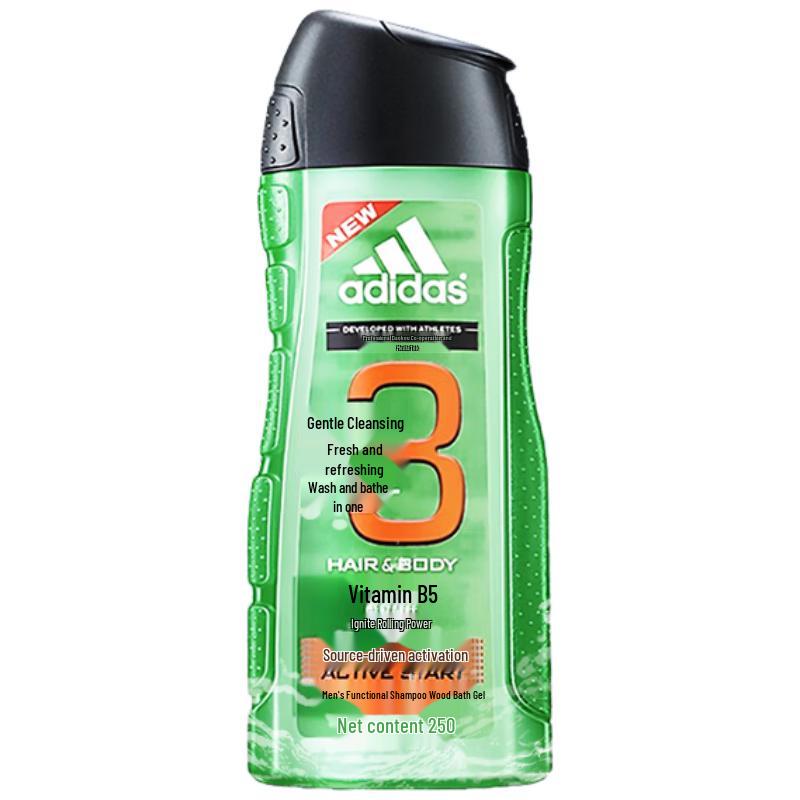 

Adidas Men s 3-in-1 Body Wash, Shampoo & Facial Cleanser