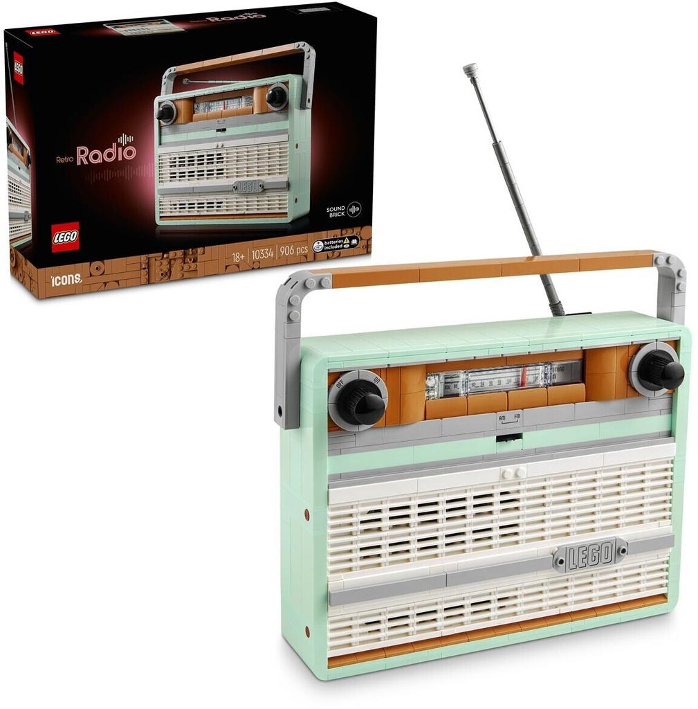 LEGO Deko Icons Constructor – Retro – Boombox (10334)
