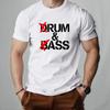 Funny Drum and Bass T Shirt Rum and Ass Lovers Jokes Y2k Short Sleeve Soft Unisex O-neck Summer Tee Tops EUSize Women's Clothing