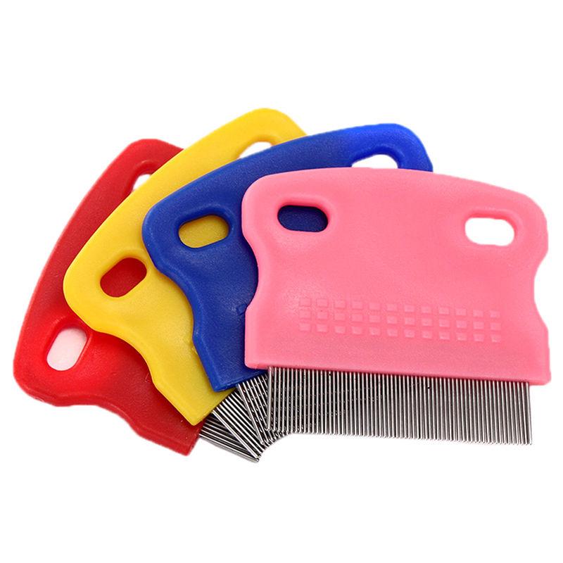 Stainless Steel Dog Cat Toothed Flea Removal Cleaning Brush Comb Grooming XS