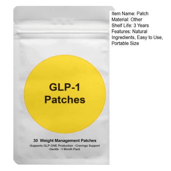 30Pcs/Pack Dopamine Patches Daily Mental Wellness Vegan Mood Motivation Support Patches Natural Wormwood GLP-1 Weight Management Fat Patches