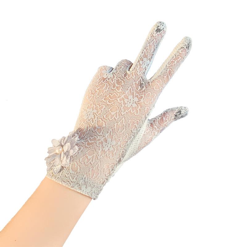 Driving sunscreen gloves women's UV protection thin