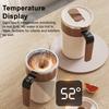 Automatic Stirring Coffee Cup with Real-Time Temperature Display Rechargeable Self-Stirring Mug Double-Wall Insulated 316