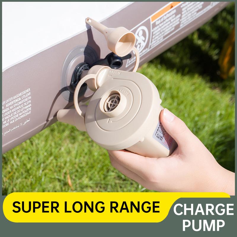 Inflatable pump, portable outdoor camping battery air pump, long endurance household inflatable suction dual-use air pump