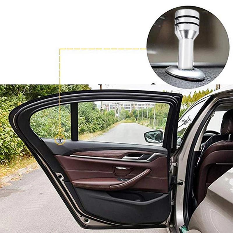 2/4Pcs Car Door Lift Button Locking Pins Universal Car Security Door Lock Pins Aluminum Alloy Knob Auto Interior Accessories