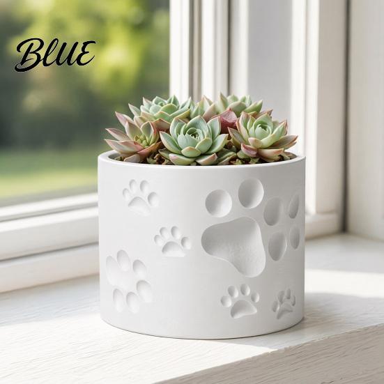 Cat Paw Flowerpot Plant Pot Print Pot Flower 3D Printed Cute Small for Embossed Desk Animal Theme Planter Home