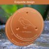 2Pcs Bird Bath Copper Disk With 3 Point Support Bird Bath Purification Plate Garden Outdoor Feeder Tray Cleaner Water Bowl